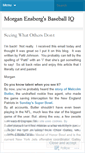 Mobile Screenshot of morganensberg.wordpress.com