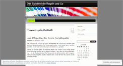 Desktop Screenshot of fussballregeln.wordpress.com