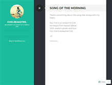 Tablet Screenshot of chelseakatee.wordpress.com