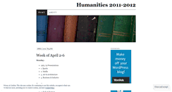 Desktop Screenshot of hhshumanities.wordpress.com