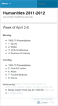 Mobile Screenshot of hhshumanities.wordpress.com