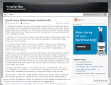Tablet Screenshot of neversayblog.wordpress.com