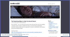 Desktop Screenshot of getmorezzz.wordpress.com