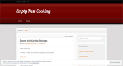 Desktop Screenshot of emptynestcooking.wordpress.com