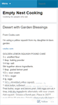 Mobile Screenshot of emptynestcooking.wordpress.com