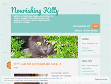 Tablet Screenshot of nourishingkitty.wordpress.com