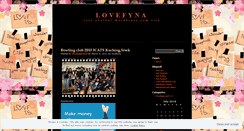 Desktop Screenshot of lovefyna.wordpress.com