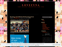 Tablet Screenshot of lovefyna.wordpress.com