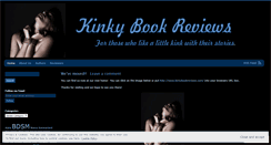 Desktop Screenshot of kinkybookreviews.wordpress.com