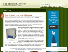 Tablet Screenshot of naturalemerald.wordpress.com