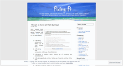 Desktop Screenshot of fixingfi.wordpress.com