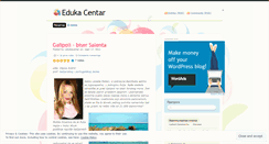 Desktop Screenshot of edukacentar.wordpress.com