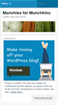 Mobile Screenshot of munchiesformunchkins.wordpress.com