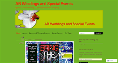 Desktop Screenshot of abspecialevents.wordpress.com