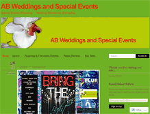 Tablet Screenshot of abspecialevents.wordpress.com