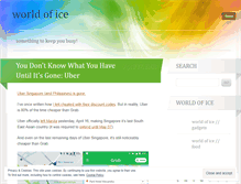 Tablet Screenshot of ice15.wordpress.com