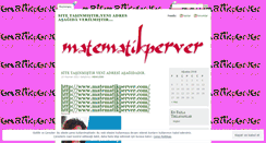 Desktop Screenshot of matematikperver.wordpress.com