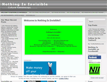 Tablet Screenshot of nothingisinvisible.wordpress.com