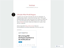 Tablet Screenshot of bernicepr.wordpress.com
