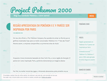 Tablet Screenshot of pokemon2000.wordpress.com