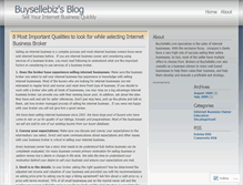 Tablet Screenshot of buysellebiz.wordpress.com