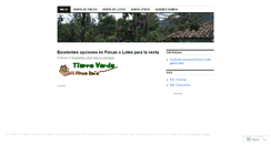 Desktop Screenshot of fincastierraverde.wordpress.com