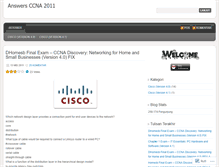 Tablet Screenshot of answersccna2011.wordpress.com