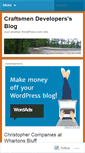 Mobile Screenshot of craftsmendevelopers.wordpress.com