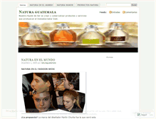 Tablet Screenshot of naturaguatemala.wordpress.com