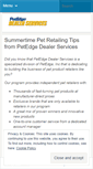 Mobile Screenshot of petedgedealerservices.wordpress.com