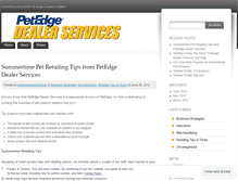 Tablet Screenshot of petedgedealerservices.wordpress.com