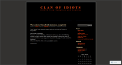 Desktop Screenshot of clanofidiots.wordpress.com