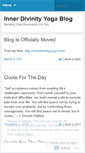 Mobile Screenshot of innerdivinity.wordpress.com