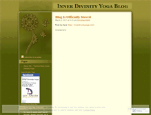 Tablet Screenshot of innerdivinity.wordpress.com