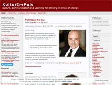 Tablet Screenshot of kulturimpuls.wordpress.com