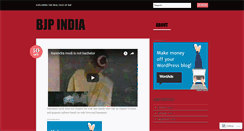 Desktop Screenshot of bjpindia.wordpress.com