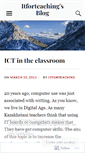 Mobile Screenshot of itforteaching.wordpress.com