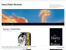 Tablet Screenshot of harrypotterreviews.wordpress.com