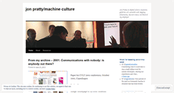 Desktop Screenshot of machineculture.wordpress.com