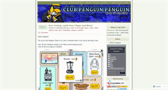 Desktop Screenshot of clubpenguinpenguin.wordpress.com