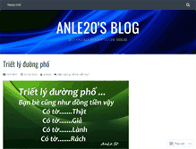 Tablet Screenshot of anle20.wordpress.com