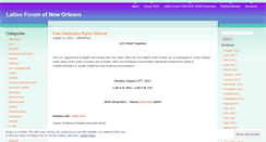 Desktop Screenshot of hispanicforum.wordpress.com