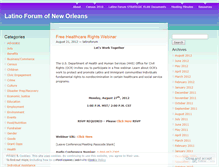 Tablet Screenshot of hispanicforum.wordpress.com