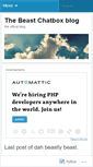 Mobile Screenshot of beastchatbox.wordpress.com