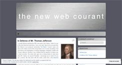 Desktop Screenshot of newwebcourant.wordpress.com