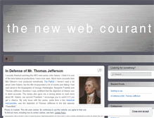 Tablet Screenshot of newwebcourant.wordpress.com
