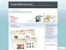 Tablet Screenshot of bestweddingplanningtools.wordpress.com