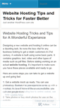 Mobile Screenshot of hostingtricks.wordpress.com