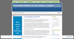 Desktop Screenshot of gnncdorahalibrary.wordpress.com