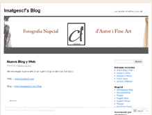 Tablet Screenshot of imatgescf.wordpress.com